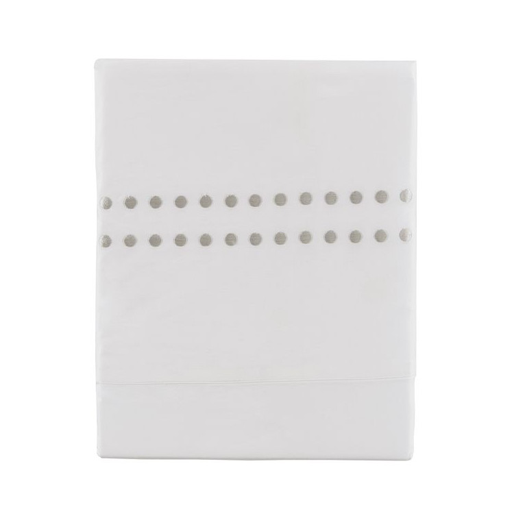 Drap plat Venezia blanc crème