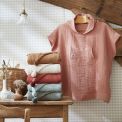 Poncho Enfant GAIA ROSE PECHE - L'EFFET PAPILLON