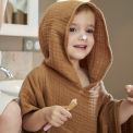 Poncho Enfant GAIA CAMEL- L'EFFET PAPILLON