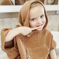 Poncho Enfant GAIA CAMEL- L'EFFET PAPILLON