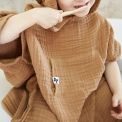 Poncho Enfant GAIA CAMEL- L'EFFET PAPILLON