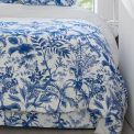 Housse De Couette JARDIN D'EDEN INDIGO - LE JACQUARD FRANÇAIS