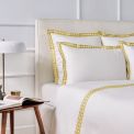 Housse de couette FLORILEGE BRODE GOLD - DESCAMPS