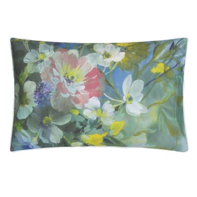 Taie d'oreiller GLADYS BLOSSOM COBALT - DESIGNERS GUILD - 