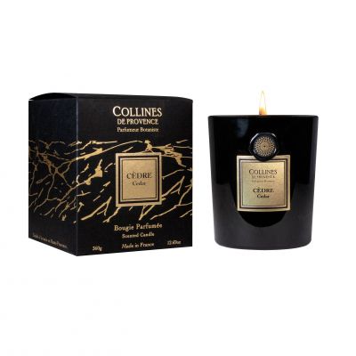 Bougie Parfumée 360g CEDRE - COLLINES DE PROVENCE