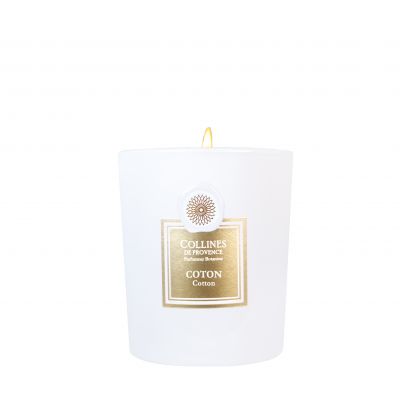 Bougie Parfumée 360g COTON - COLLINES DE PROVENCE - 