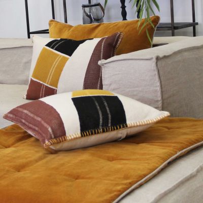 Coussin Garni AMANDINE ECRU - SUD ETOFFE