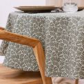 Nappe Ronde Enduite ANTIBES OIL GREEN - SUD ETOFFE