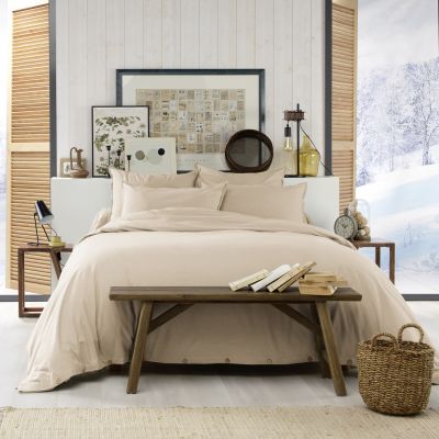 Housse De Couette CANDICE SABLE - L'EFFET PAPILLON - 