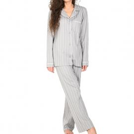 Pyjama Pantalon JULIA GRIS PERLE - SENSEI