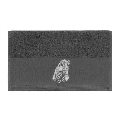 Serviette Invité ZEBRA ANTHRACITE - SENSEI