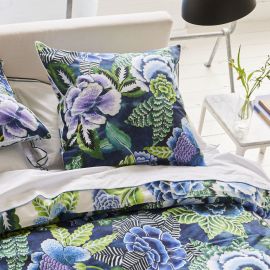 Taie D'oreiller ROSE DE DAMAS INDIGO - DESIGNERS GUILD