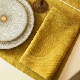 Serviette De Table PALAIS VENITIEN OCRE - LE JACQUARD FRANÇAIS