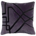 Coussin Garni FARA BRODE RAISIN - VIVARIASE