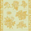 Torchon JARDIN DES ROSES GOLDEN - LE JACQUARD FRANÇAIS