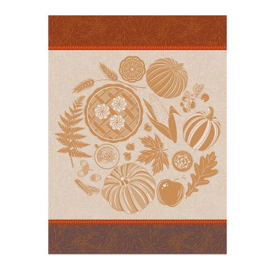 Torchon THANKSGIVING CITROUILLE - LE JACQUARD FRANÇAIS