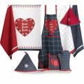 Esuie-mains HOME SWEET HOME ROUGE - ATELIER DU LINGE