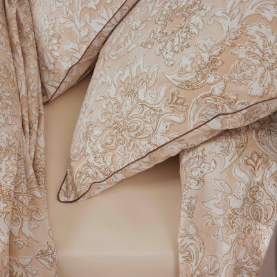 Taie D'oreiller PALAZZO BEIGE - TRADILINGE